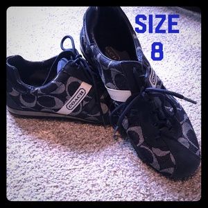 Authentic Coach Tennis shoes -Navy